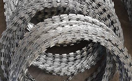 蛇腹型刀片刺繩 蛇腹型刀片刺繩